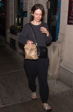 SARAH PAULSON Out Dinnert in Philadelphia 09/24/2017