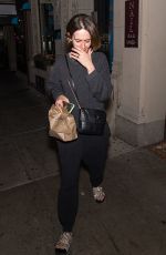 SARAH PAULSON Out Dinnert in Philadelphia 09/24/2017