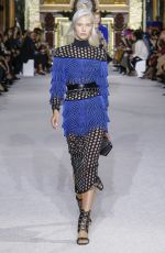 SASHA LUSS at Balmain Spring/Summer 2018 Fashion Show