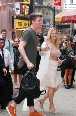 SASHA PIETERSE Arrives at DWTS Press Conference in New York 09/06/2017