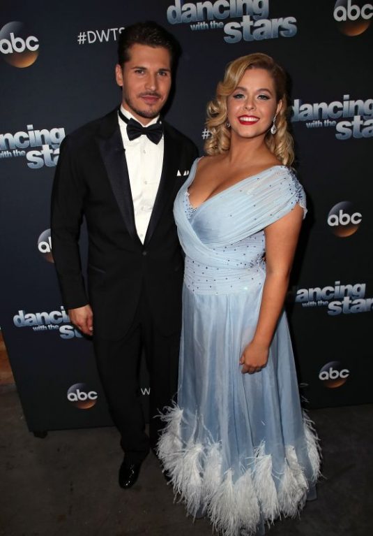 SASHA PIETERSE at Dancing with the Stars Season 25 at CBS Televison City 09/25/2017