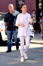 SELENA GOMEZ Out and About in New York 09/04/2017
