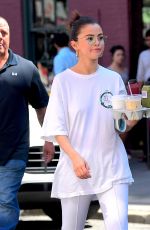 SELENA GOMEZ Out and About in New York 09/04/2017