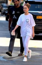 SELENA GOMEZ Out and About in New York 09/04/2017