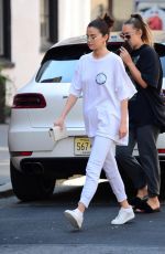 SELENA GOMEZ Out and About in New York 09/04/2017