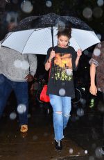 SELENA GOMEZ and The Weeknd Out for Dinner in New York 09/02/2017