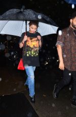 SELENA GOMEZ and The Weeknd Out for Dinner in New York 09/02/2017