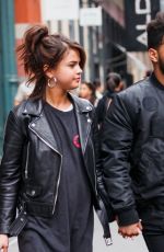 SELENA GOMEZ and The Weeknd Out Shopping in New York 09/02/2017