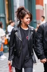 SELENA GOMEZ and The Weeknd Out Shopping in New York 09/02/2017