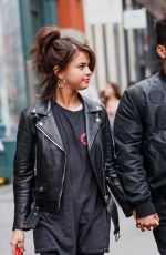 SELENA GOMEZ and The Weeknd Out Shopping in New York 09/02/2017