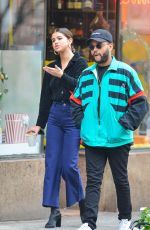 SELENA GOMEZ ant The Weeknd Out for Coffee in New York 09/03/2017