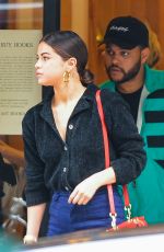 SELENA GOMEZ ant The Weeknd Out for Coffee in New York 09/03/2017