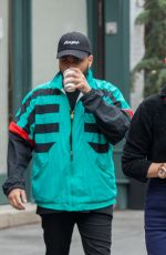 SELENA GOMEZ ant The Weeknd Out for Coffee in New York 09/03/2017