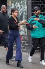 SELENA GOMEZ ant The Weeknd Out for Coffee in New York 09/03/2017