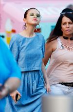 SELENA GOMEZ at 9/11 Memorial in New York 09/24/2017