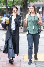 SELENA GOMEZ at Woody Allen Movie Set in New York 09/21/2017