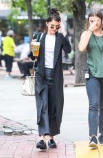 SELENA GOMEZ at Woody Allen Movie Set in New York 09/21/2017