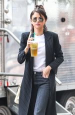 SELENA GOMEZ at Woody Allen Movie Set in New York 09/21/2017