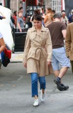 SELENA GOMEZ at Woody Allen Movie Set in New York 09/21/2017