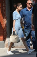 SELENA GOMEZ Leaves Her Apartment in New York 09/15/2017