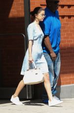 SELENA GOMEZ Leaves Her Apartment in New York 09/15/2017