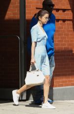 SELENA GOMEZ Leaves Her Apartment in New York 09/15/2017