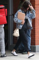 SELENA GOMEZ Leaves Her Apartment in New York 09/18/2017