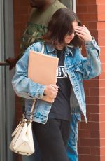 SELENA GOMEZ Leaves Her Apartment in New York 09/18/2017