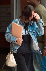SELENA GOMEZ Leaves Her Apartment in New York 09/18/2017