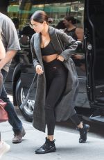 SELENA GOMEZ Leaves Soul Cycle Gym in New York 09/10/2017