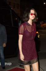 SELENA GOMEZ Night Out in New York 09/12/2017