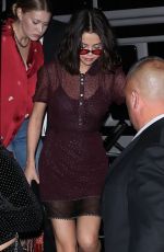 SELENA GOMEZ Night Out in New York 09/12/2017
