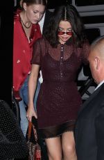 SELENA GOMEZ Night Out in New York 09/12/2017