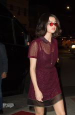 SELENA GOMEZ Night Out in New York 09/12/2017
