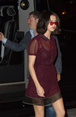 SELENA GOMEZ Night Out in New York 09/12/2017