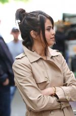 SELENA GOMEZ on the Set of a Woody Allen Movie in New York 09/11/2017