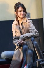 SELENA GOMEZ on the Set of a Woody Allen Movie in New York 09/11/2017