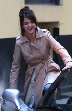 SELENA GOMEZ on the Set of a Woody Allen Movie in New York 09/11/2017