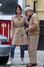 SELENA GOMEZ on the Set of a Woody Allen Movie in New York 09/11/2017