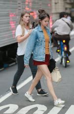SELENA GOMEZ on the Set of a Woody Allen Movie in New York 09/18/2017