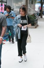 SELENA GOMEZ on the Set of a Woody Allen Movie in New York 09/18/2017