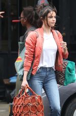 SELENA GOMEZ on the Set of a Woody Allen Movie in New York 09/19/2017