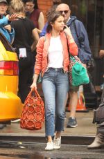 SELENA GOMEZ on the Set of a Woody Allen Movie in New York 09/19/2017