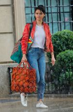 SELENA GOMEZ on the Set of a Woody Allen Movie in New York 09/20/2017