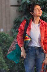 SELENA GOMEZ on the Set of a Woody Allen Movie in New York 09/20/2017