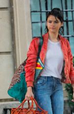 SELENA GOMEZ on the Set of a Woody Allen Movie in New York 09/20/2017