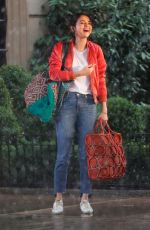 SELENA GOMEZ on the Set of a Woody Allen Movie in New York 09/20/2017