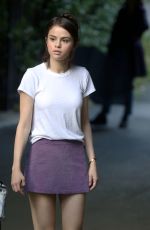 SELENA GOMEZ on the Set of New Woody Allen Movie in New York 09/26/2017