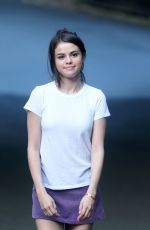 SELENA GOMEZ on the Set of New Woody Allen Movie in New York 09/26/2017