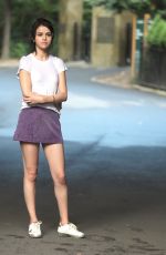 SELENA GOMEZ on the Set of New Woody Allen Movie in New York 09/26/2017